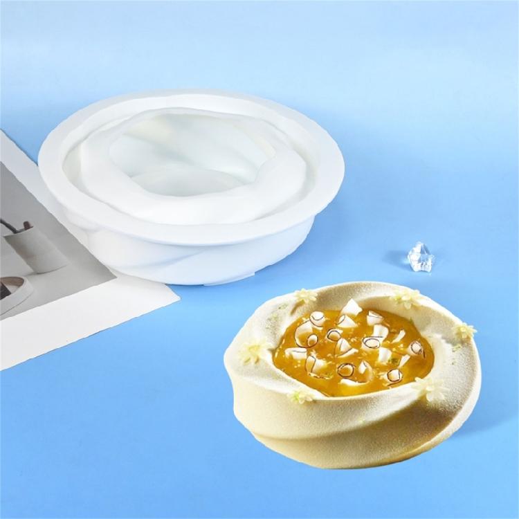 Flexible Silicone Mousse Cake Mold Round Shape Mold for Professional Dessert Making Puddings Chocolate Baking Supplies