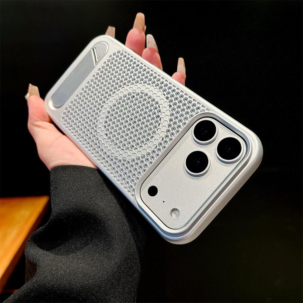 

Heat Dissipation For Magsafe Case For iPhone 17 Pro Max Air 16 15 14 Plus 13 12 Breathable Wireless Charge Stand Cover iPhone 12