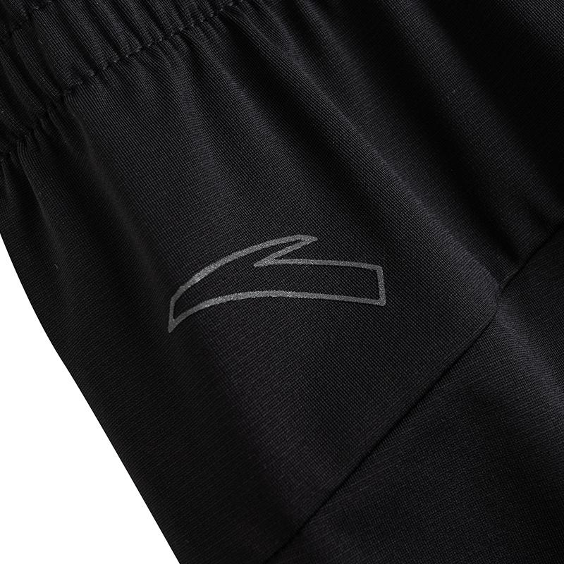 Anta Running Series Moisture-Wicking Quick-Dry Cool Lightweight Knitted Sports Pants Women Bottoms Basic-Black 162625302-2