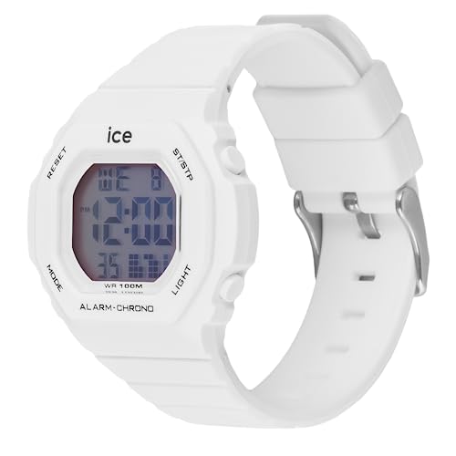 Authorized Dealer [Ice Watch] Ice Watch Digital Wristwatch for Men 022093 ICE Digit Ultra White Small