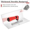 A25F-4 Pcstile Tools Stainless Steel Square Notched Trowel Set Masonry Hand Kit For Wall Floor Tiling Installation
