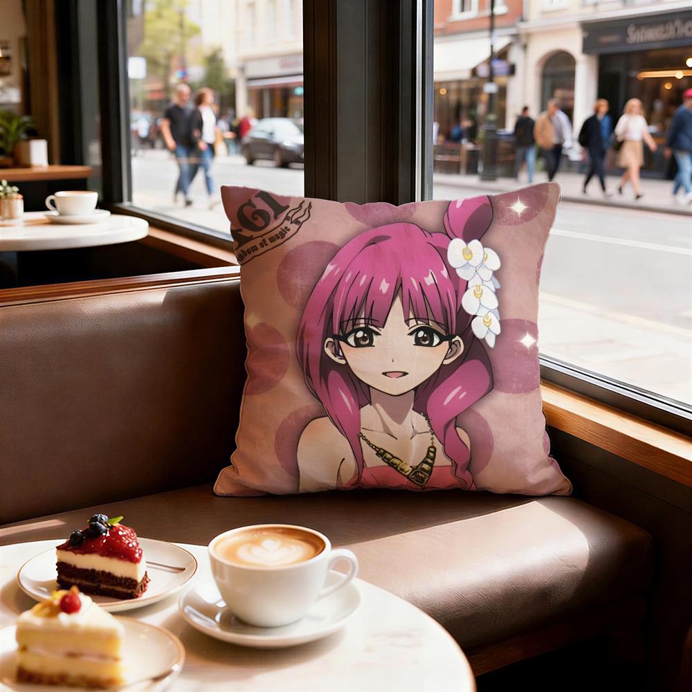 Magi The Labyrinth of Magic Cushion Cover Decorative Cushions Covers Cover Sofa 50x50 Pillow 4 Piece 45x45 40x40 Pillowcase 30X30cm