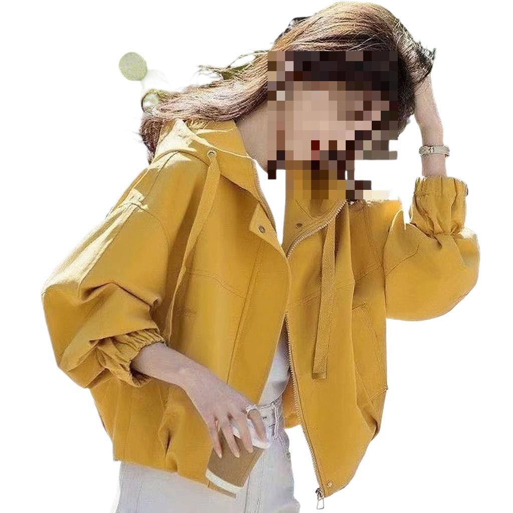 2025 Slimming Hooded Commuter Jacket: Spring/Autumn Loose Fit for Plus Sizes