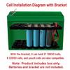 ABS SLA Battery Shell 12V 7Ah Empty Box Tool Parts Battery Holder Box