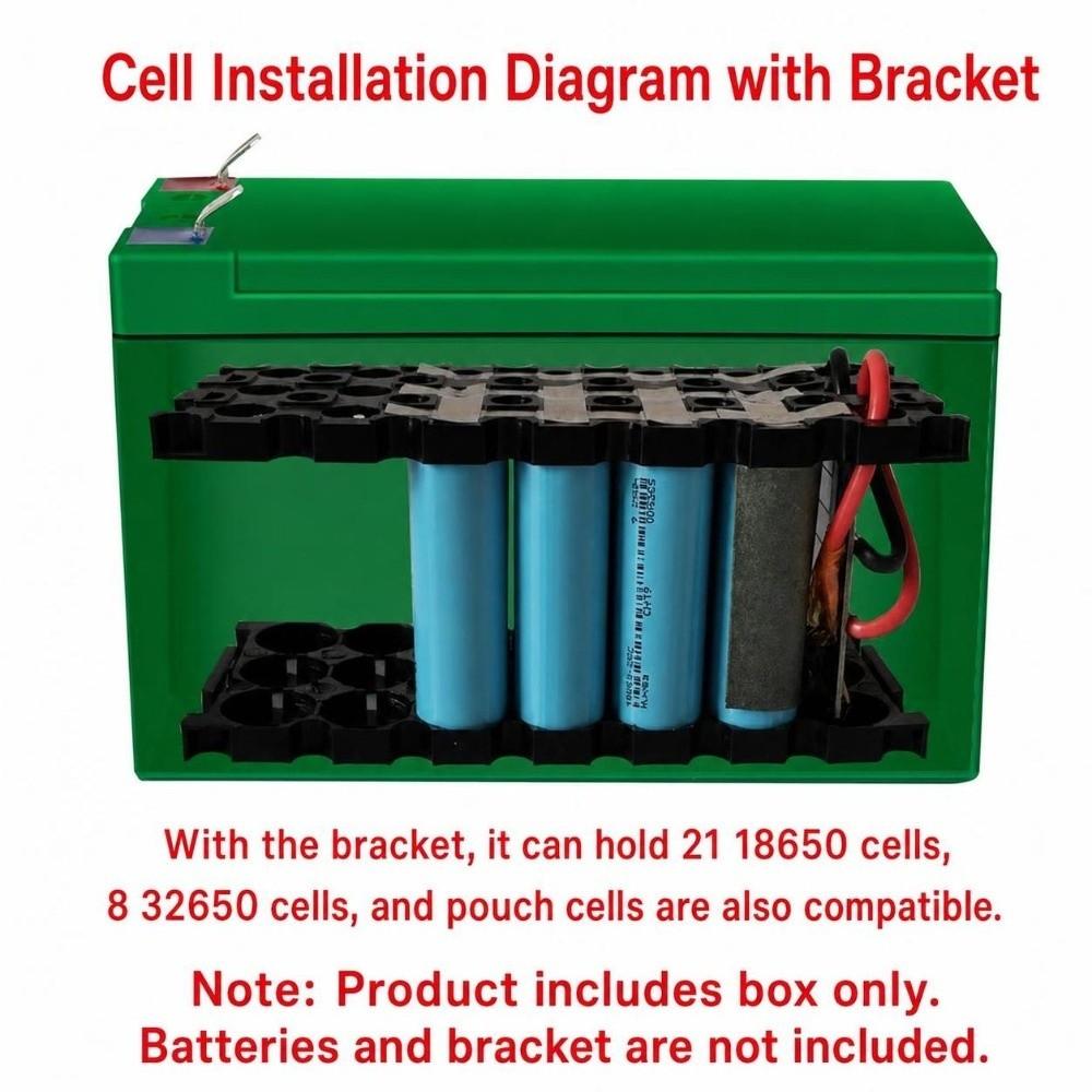 ABS SLA Battery Shell 12V 7Ah Empty Box Tool Parts Battery Holder Box