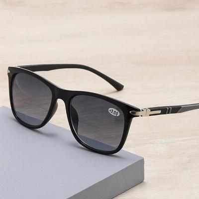 TR Women&Men Bifocal Sun Reading Glasses UV Shade Sunglasses Presbyopic Eyeglasses Square Oculos +1.0+1.5+2.0+2.5+3.0+3.5