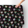 Royal Samt Stoff Polyester Zum Nähen - Motiv Kätzchen Mit Brille