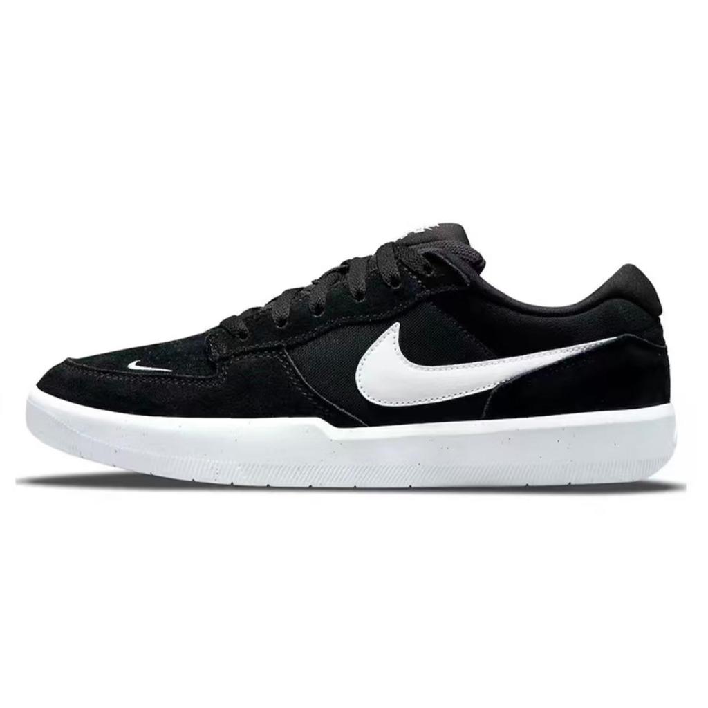 Nike SB Force 58 Western Haruno Abrasion Resistant Low top Skateboard Shoes Unisex Black CZ2959-001(Team92-)