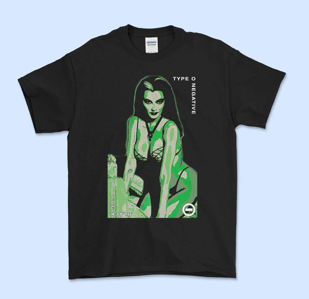 Lily Munster Bloody Kisses Type O Negative Black Men T-shirt Size S-3XL Unisex T-Shirt XL