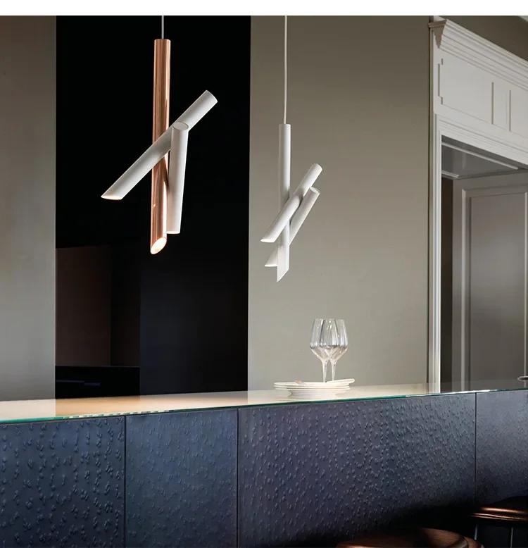 Pendant Light Creative Personality Designer Pendant Lamp Modern Simple Lamp Rose Gold Study Office Table Restaurant Light