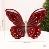 Christmas Butterfly Pendant: Festive Indoor Decoration & Glitter Bow for DIY Tree
