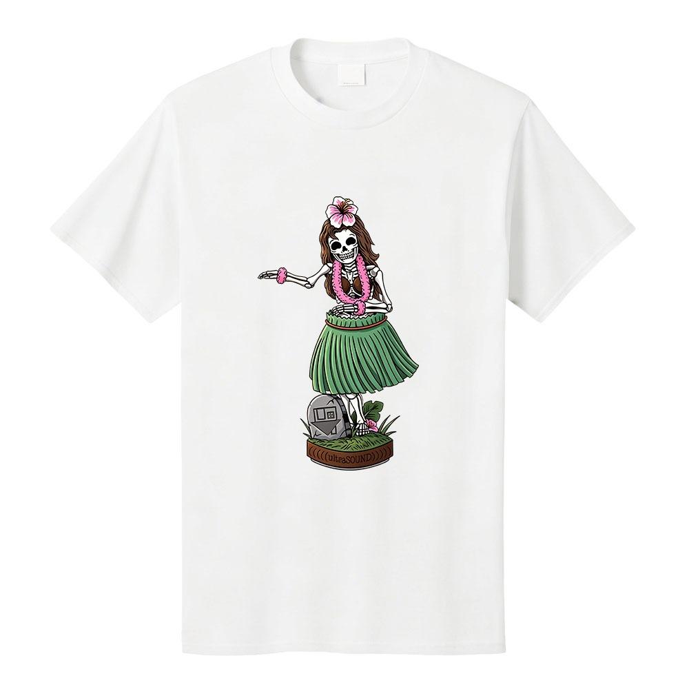 Koszulka z grafiką Hula Girl Zespół The Neighborhood Design NBHD Koszulki Krótki rękaw Bawełna Letnia Unisex Streetwear Damska Koszulka Merch