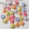 20 pieces per pack of cute cartoon resin accessories, cartoon claw accessories, hair clips, hair accessories, earrings, material