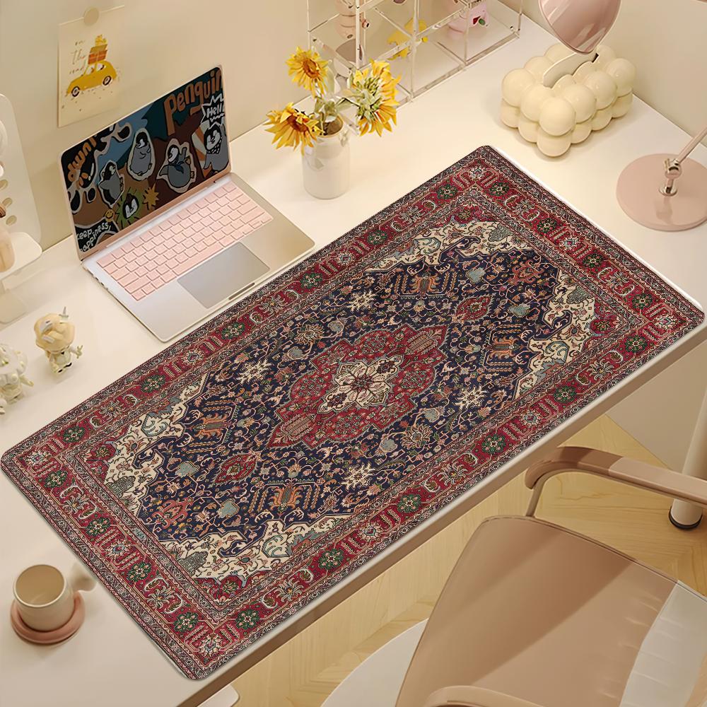 Persian Pattern Art Mouse Pad NonSlip Thickened Mousepad Large Writing Lockedge Gaming Cushion Office Student