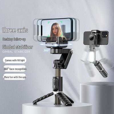 Q18 Ausziehbarer Handy-Gimbal-Selfie-Stick mit Verwacklungsschutz, KI-Gesichtsverfolgung und Tischstativ