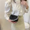 Large Capacity Small Square Bag Chain Women Shoulder Bag Classic Rhinestone Handbag  Girl