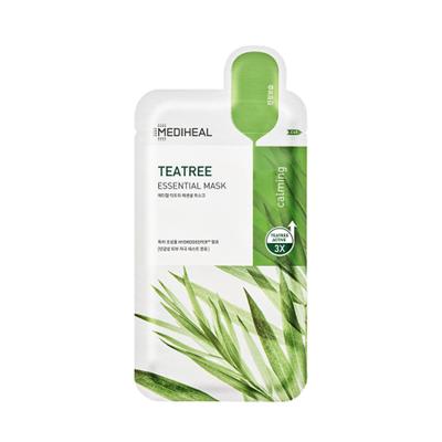 Teebaum-Maske (10 Stück), beruhigend, straffend, feuchtigkeitsspendend, koreanische Kosmetik, Kbeauty, Probe