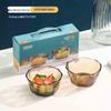Diamond Prism Glass Bowl Gift Set