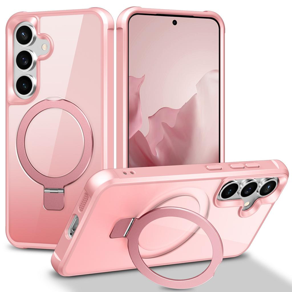 For Samsung Galaxy S26+ Magnetic Case Ring Holder Kickstand TPU + PC Phone Cover
