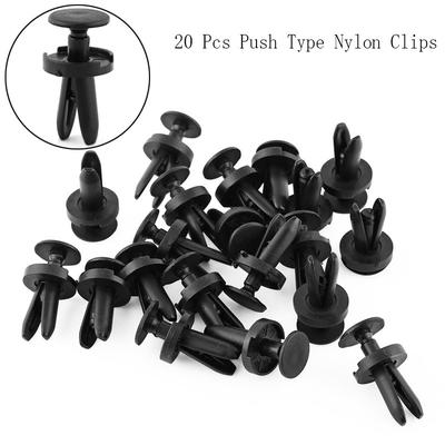 20 Pcs Car Door Trim Push Type Nylon Clips Retainer Fastener For 6504521 C9D