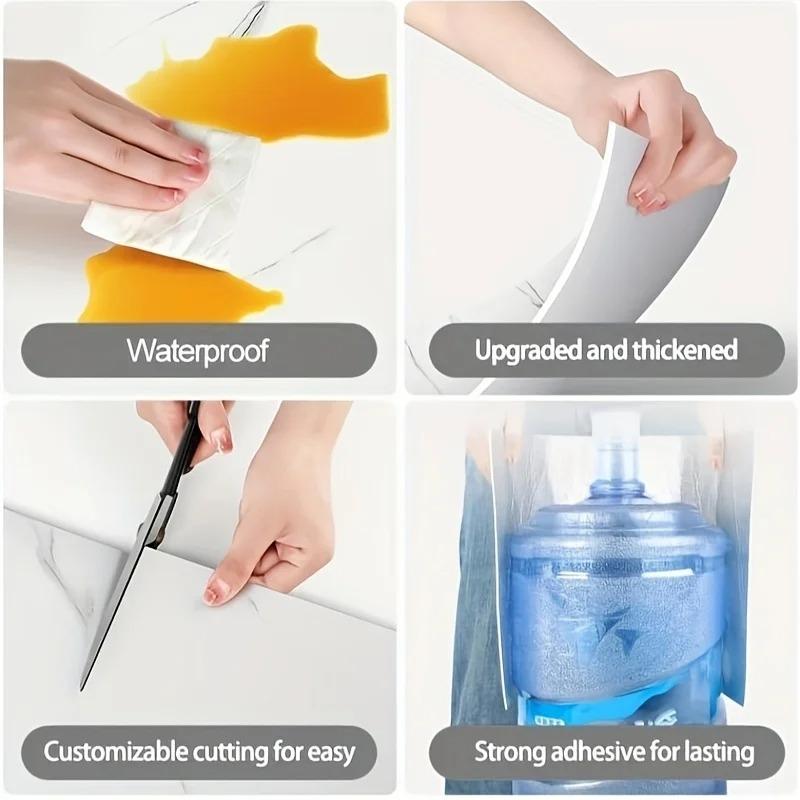 1PC 5mx10cm Edge Strips Foot Lines Wall Stickers Self Adhesive Skirting Board Waistline Window Sills Door Frames Border Wrapping