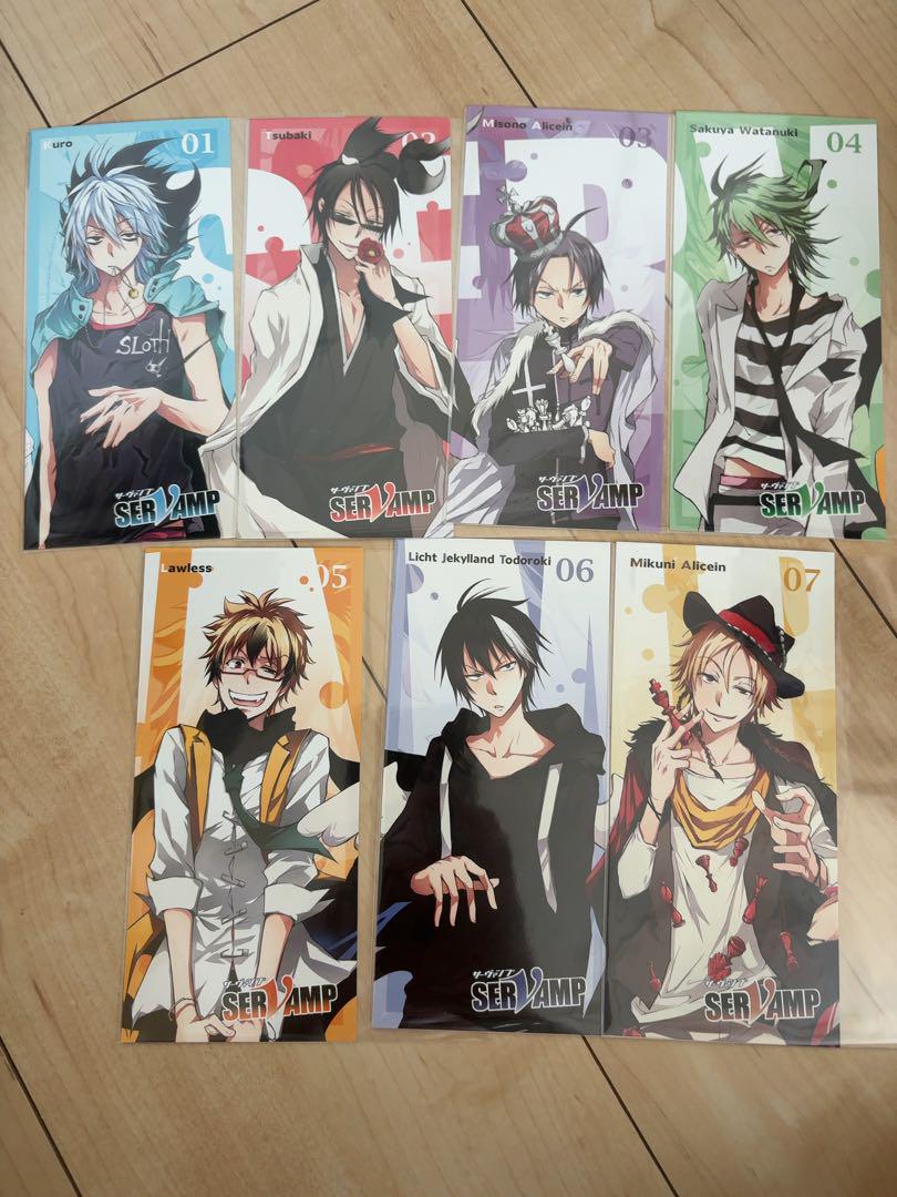 

[Б/У] Набор бонусных закладок Servamp со скидкой