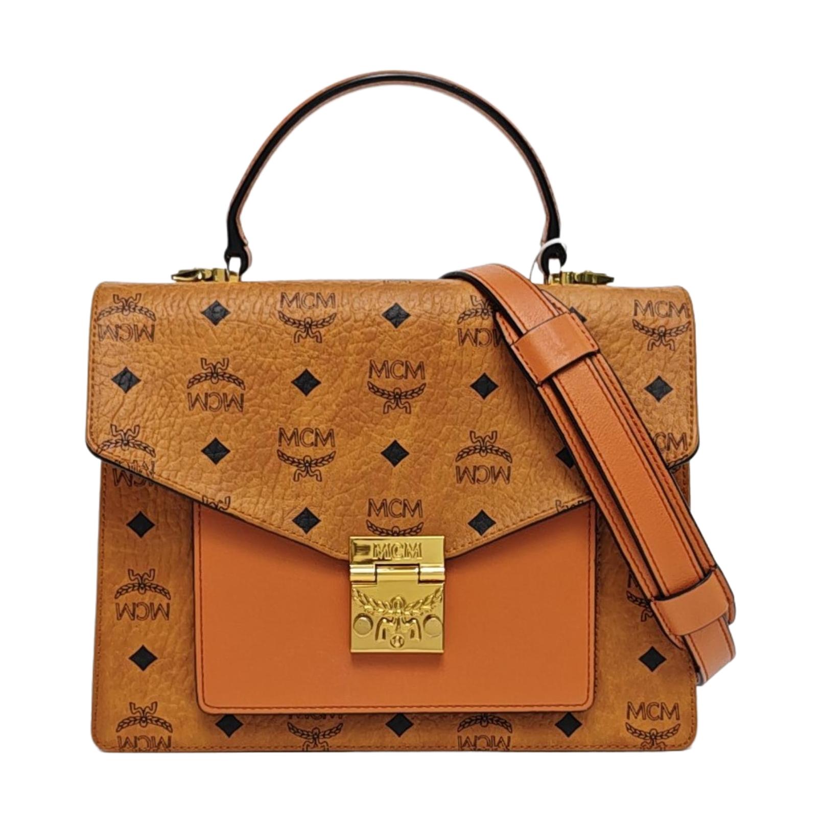 [Pre-Owned] Patricia Visetos Monogram Leather Accordion Tote Crossbody Shoulder Bag - Good #1EWNIC0 ONE SIZE