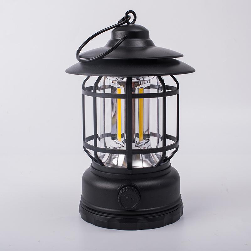 Multifunctional Solar-LED Camping Lantern with Type-C Charging