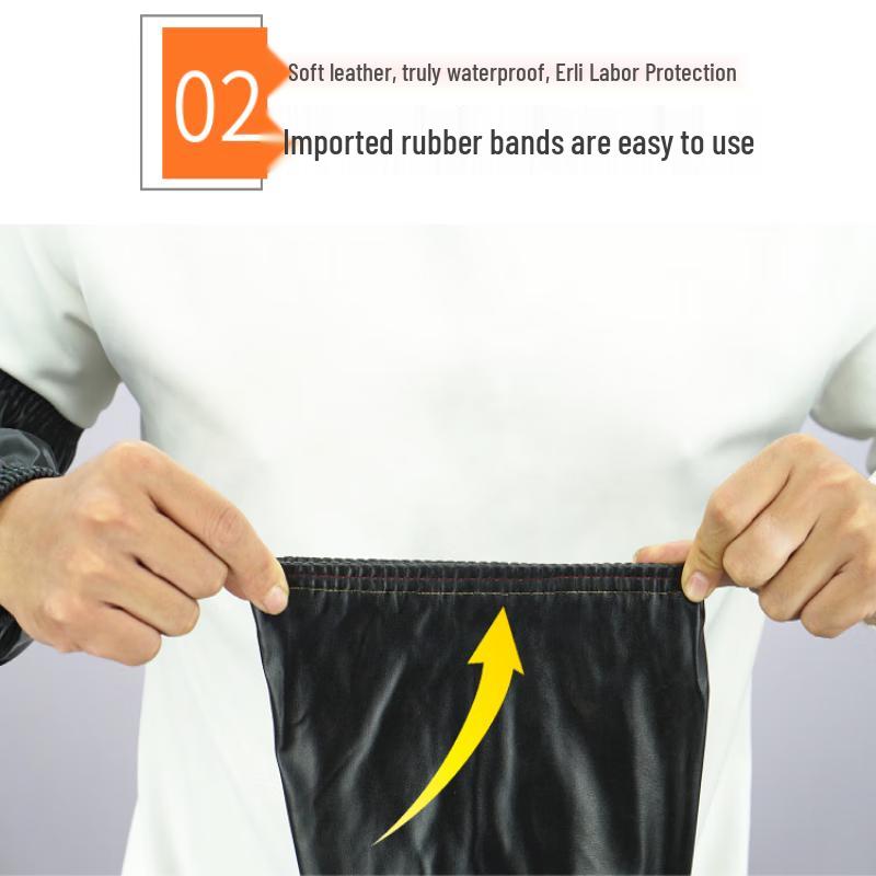 Miling Wasserdichte Leder-Schutz-Übersärmel