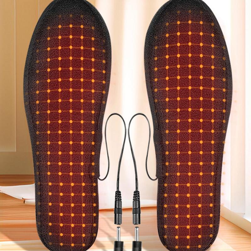 USB Heated Shoe Insoles With Remote Control Feet Warm Sock Pad Mat Electrically Heating Insoles Electric Heater Pads