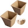 10 Pcs Peat Pots for Seedling Outdoor Garden Germination Nursery Pots Pulp Biodegradable Seed Starter Pots Kits