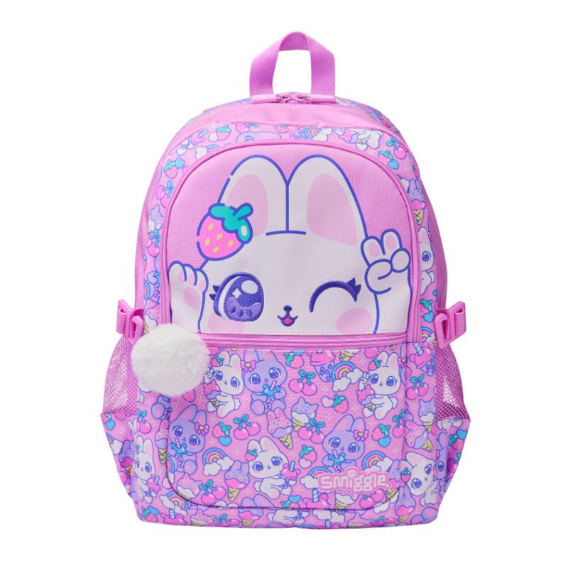 Smiggle Cartoon Rucksack für Schulkinder – Großes Fassungsvermögen, Outdoor Freizeit Tasche