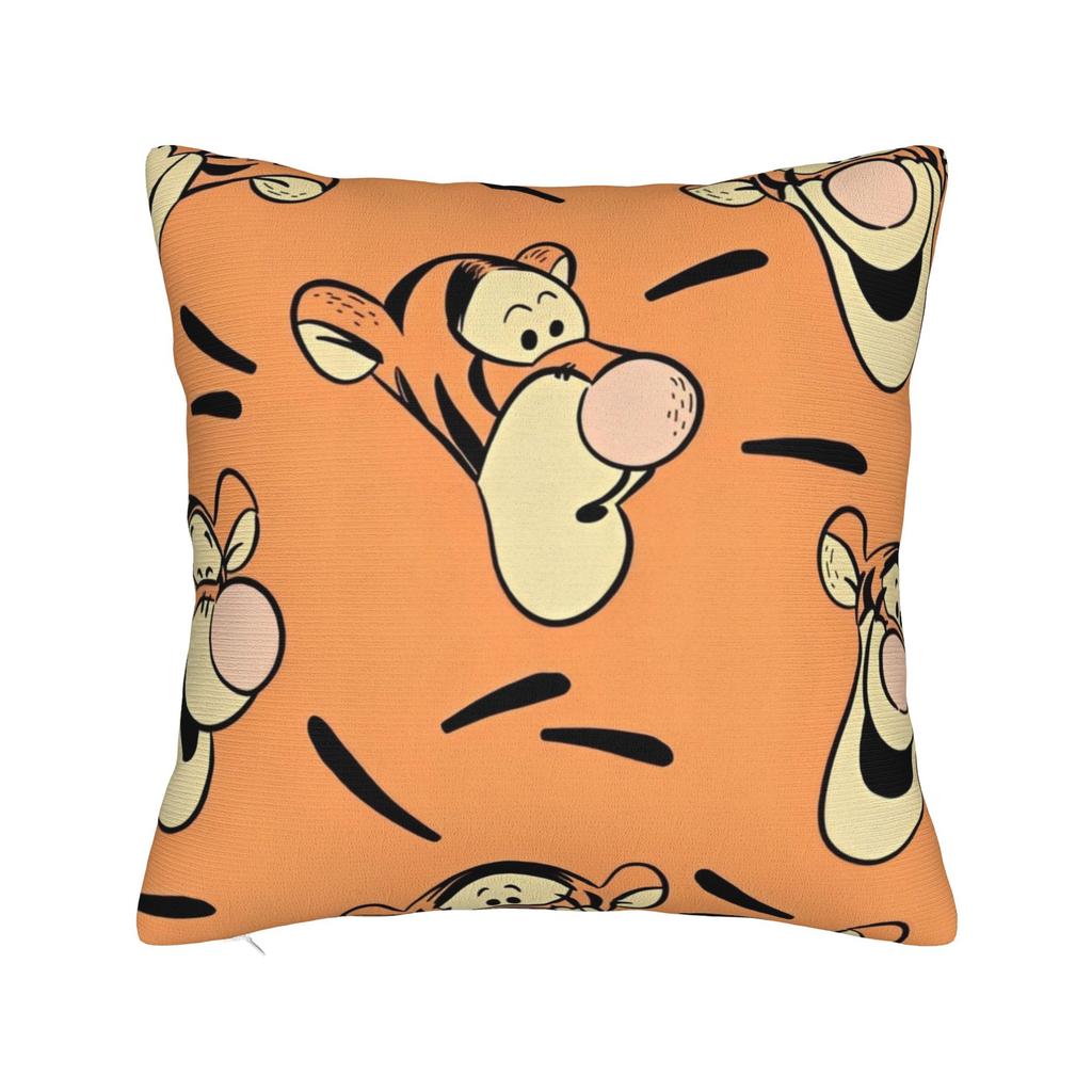 Winnie The Pooh Square Pillowcases Polyester Bed Car Cute Honey And Bee Cushion Case Cool Decor Throw Pillow Case 45*45