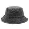 Retro Washed Denim Fisherman Hat Versatile Sunshade Basin Hat Plain Face Small Hat for Outdoor Beach Travel and Leisure