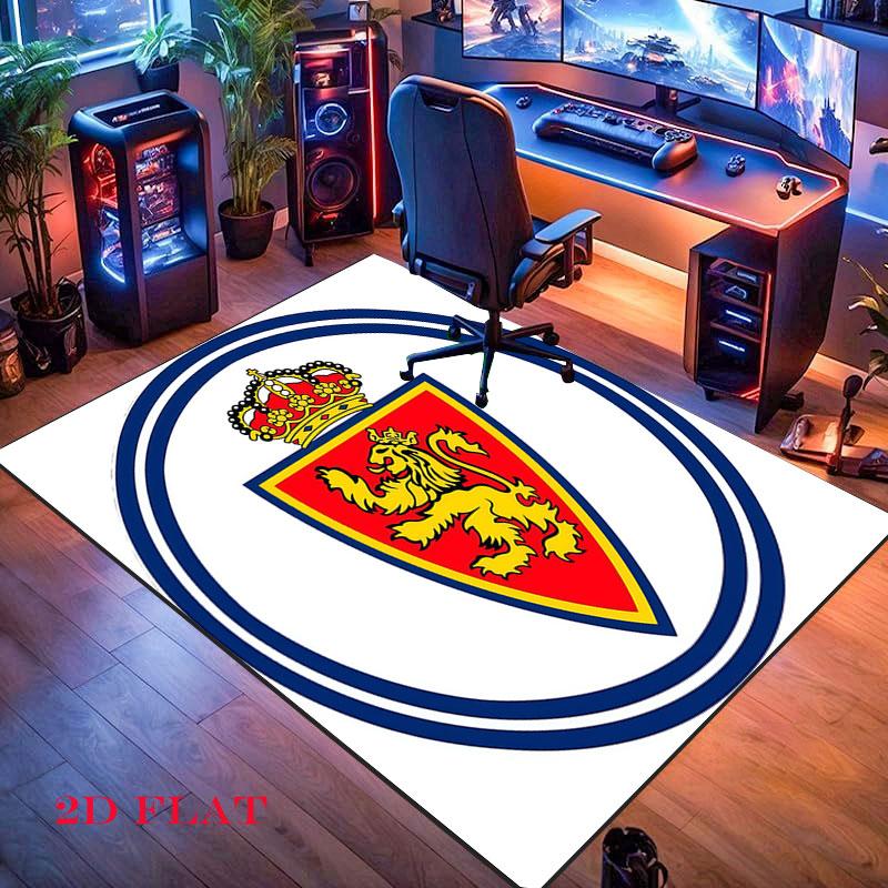 Real Zaragoza POSTER Carpet Rug for Living Room Bedroom Home Sofa Decoration,Kids Play Nonslip Floor Mat