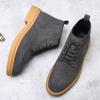 Men Spring Autumn Boots Lace Up Leather Fashion Outdoor Comfortable Durable Non Slip Comfortable Wear For Daily Use