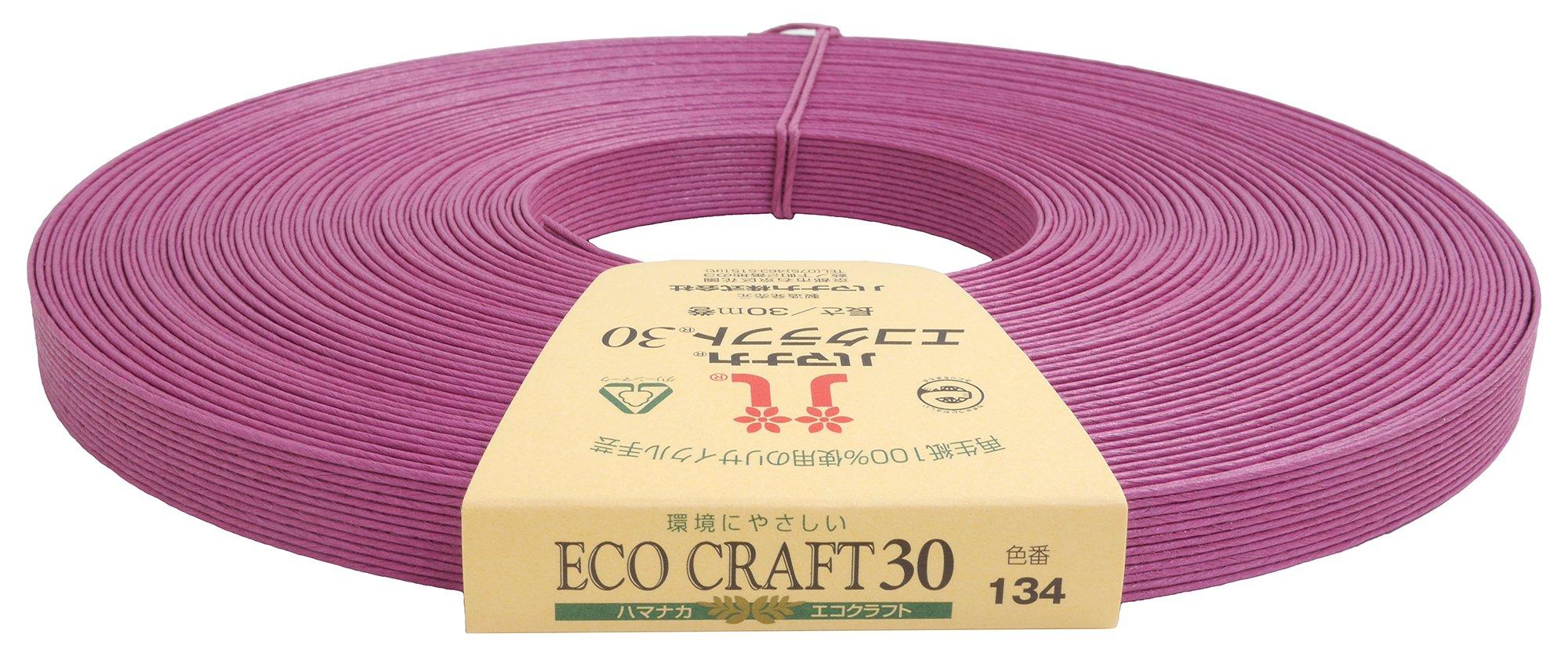 

Hamanaka Eco Craft, приблизно 15 мм завширшки, рулон 30 м, Кол.134 Космос 2508 рожевий