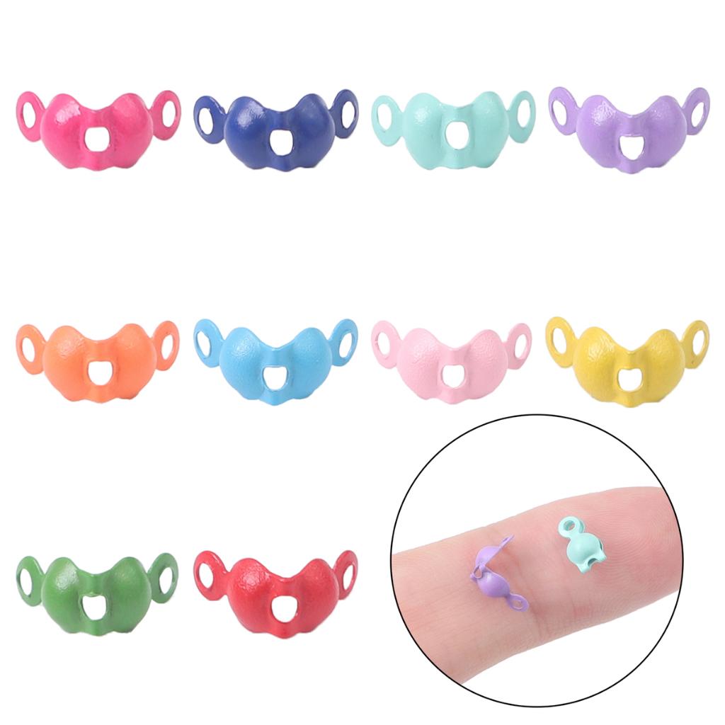 Connector Clasp Fitting 4*7mm Ball Chain Calotte End Crimps Beads Connector Components For DIY Jewelry Making Supplie