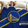 Golden State Warriors Print Flannel Blanket High Quality Warm Comfortable Cover for All Seasons Perfect for Gifts Home Decor