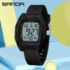 SANDA 6506 Student Digital Wristwatch New Multifunctional Outdoor Sports Clock Fashion Leisure Waterproof Watches For Men Women