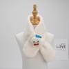 2025 Cartoon Cute Faux Rabbit Fur Children's Plush Scarf - Winter Thickened Neck Warmer for Boys and Girls.