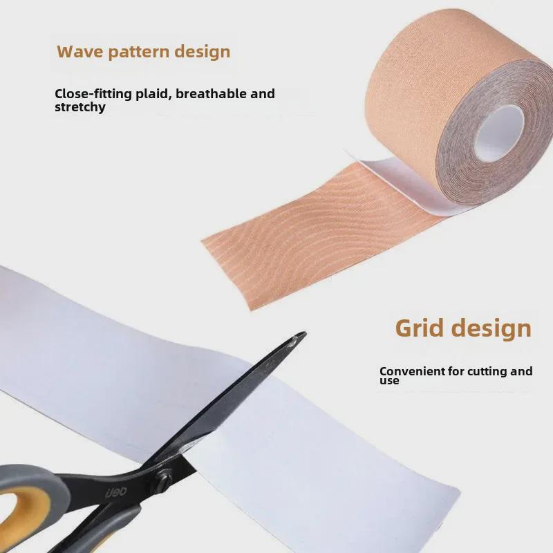 Elastic Cloth Chest Stickers: Invisible, Self-Adhesive, Lifting Nipple Tape for Women