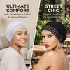 Lace Flower Headwrap Cap Breathable Lace Trim Hat New Postpartum Cap  Daily Casual Wear