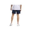 Adidas Solid Color Elastic Waist Three-Quarter Straight Leg Casual Shorts Men Shorts Navy-Blue IW6704