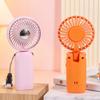 Portable Neck Fan, 3 Speed Foldable Handheld Fan, USB Rechargeable Small Personal Fan for Outdoor Travel, Desk Cooling Fan for Home Office