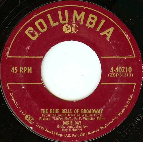 

7inch Record DORIS DAY The Blue Bells Of Broadway I Spea 440210 Columbia 1954 US Pop Used
