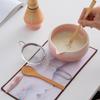 Gradient Pink Matcha Tea Set: Bowl, Kiln-Changed Tea Bowl, Chasen Whisk, Brewing Tools