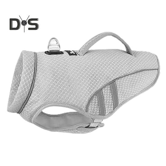 

Охлаждающий жилет для собак с технологией быстрого охлаждения Одежда для домашних животных со светоотражающими полосками Летняя охлаждающая куртка с защитой от ультрафиолета для пеших прогулок на открытом воздухе S