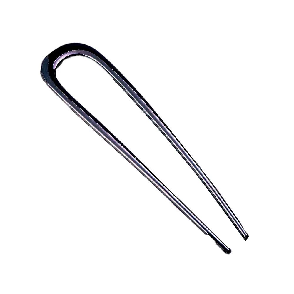 Baguettes à Cheveux Élégantes en Métal Pinces à Cheveux Françaises pour Femmes Épingle à Cheveux en Forme de U Mode Accessoires Bijoux de Cheveux Vente en Gros