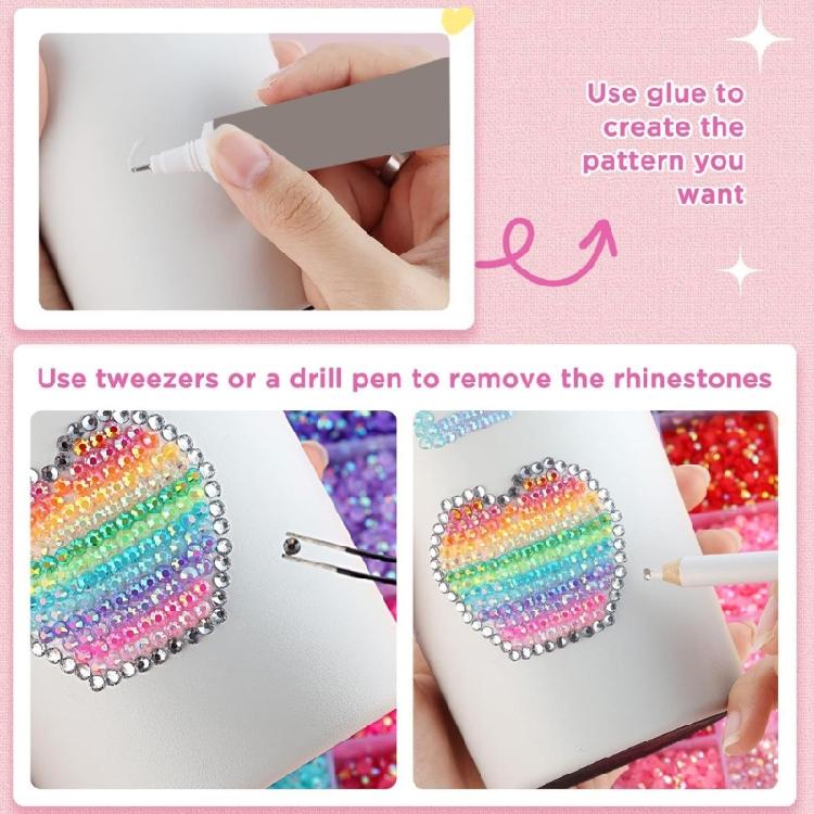 Fashion Art Rhinestones Set With 6 Different Styles Temperature Resistant Flat Back Items For Fabric Projects